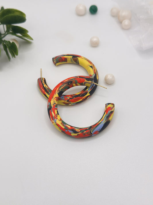 Obi hoop earring